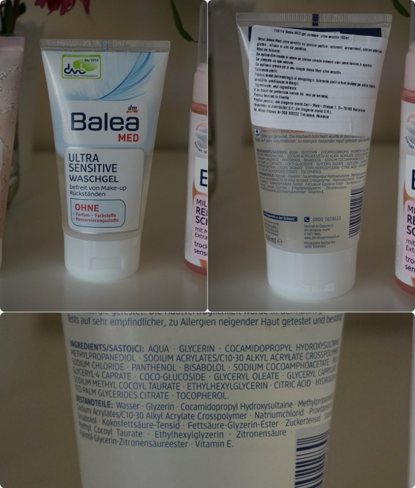 balea med gel curatare